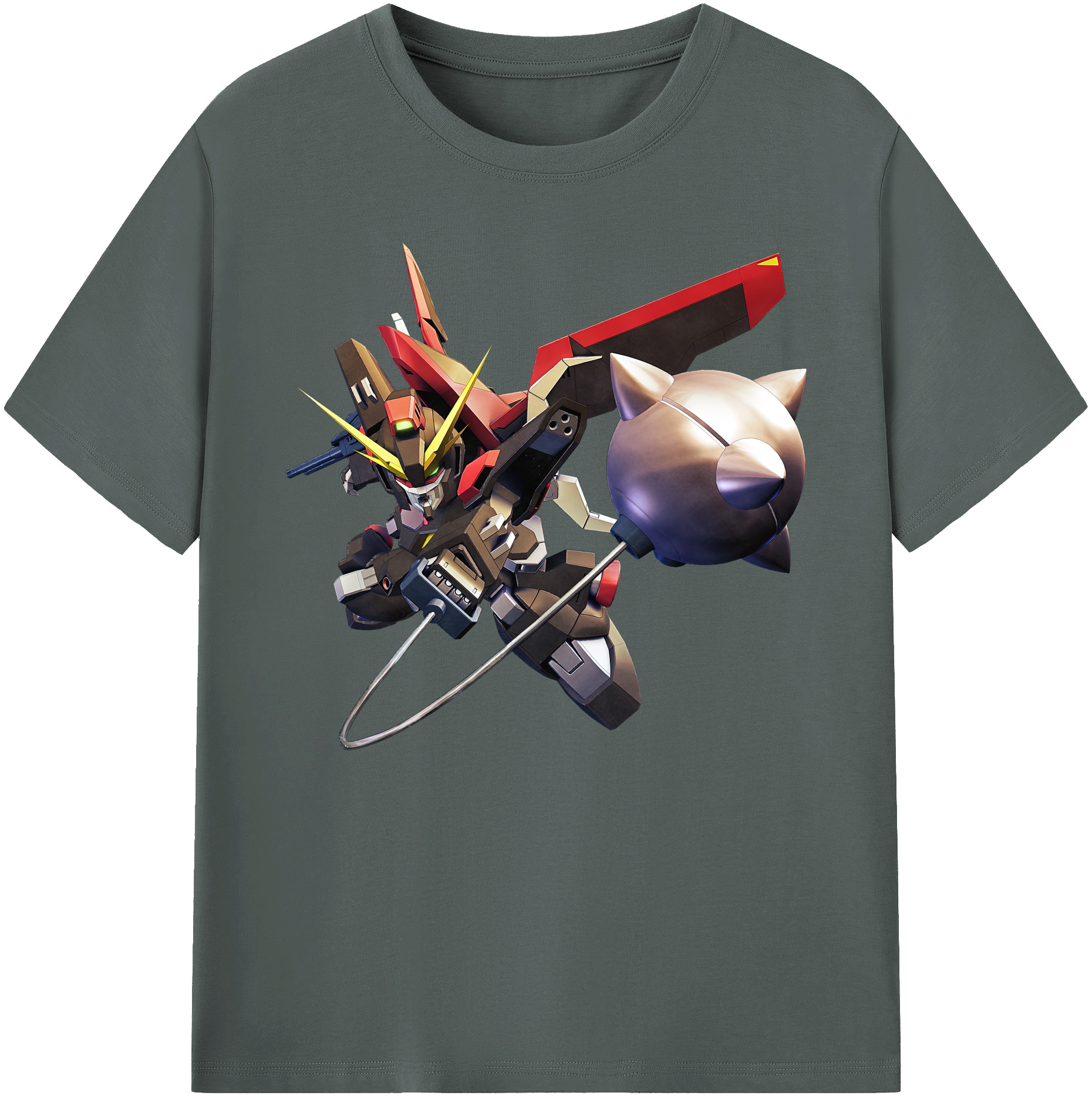 （画像用） 機動戦士ガンダム Mobile Suit Gundam 綿100％ メンズ半袖Tシャツ｜肌触りやわらか＆通気性